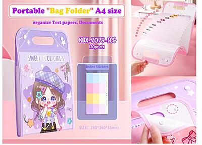 PINK ANGLE FILE FOLDER